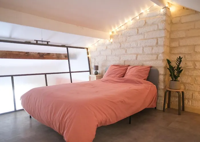 Appartement Cosy T3 Style Loft Proche Gare St Roch *